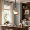 wabi sabi travertine dome pendant light