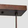 wabi sabi travertine wood cylindrical pendant light