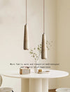 wabi sabi yellow travertine white oak chandelier