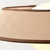 walnut cement shelf floor lamp