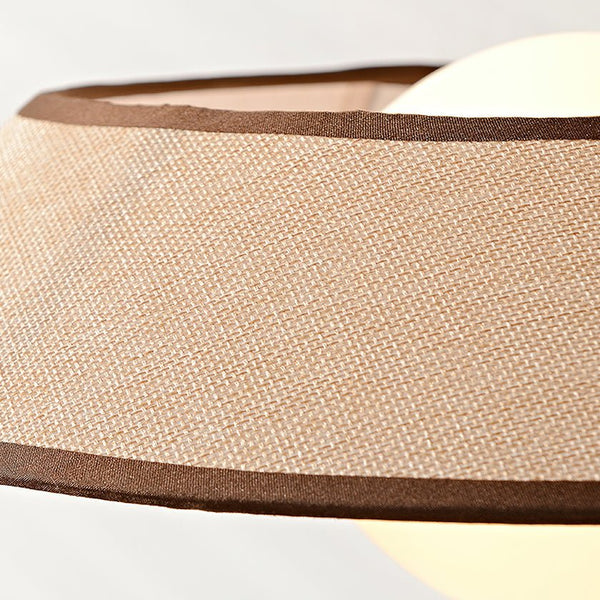 walnut cement shelf floor lamp