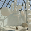 washi paper pendant light white for dining room bedroom