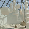 washi paper pendant light white for dining room bedroom