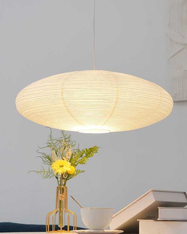 washi paper pendant light white for dining room bedroom