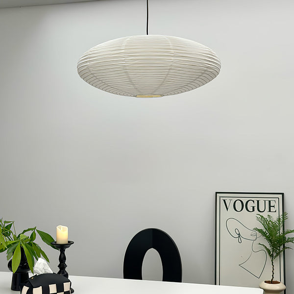washi paper pendant light white for dining room bedroom