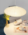 washi paper pendant light white for dining room bedroom