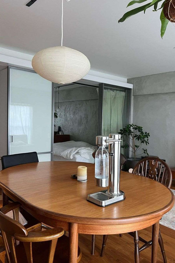 washi paper pendant light white for dining room bedroom