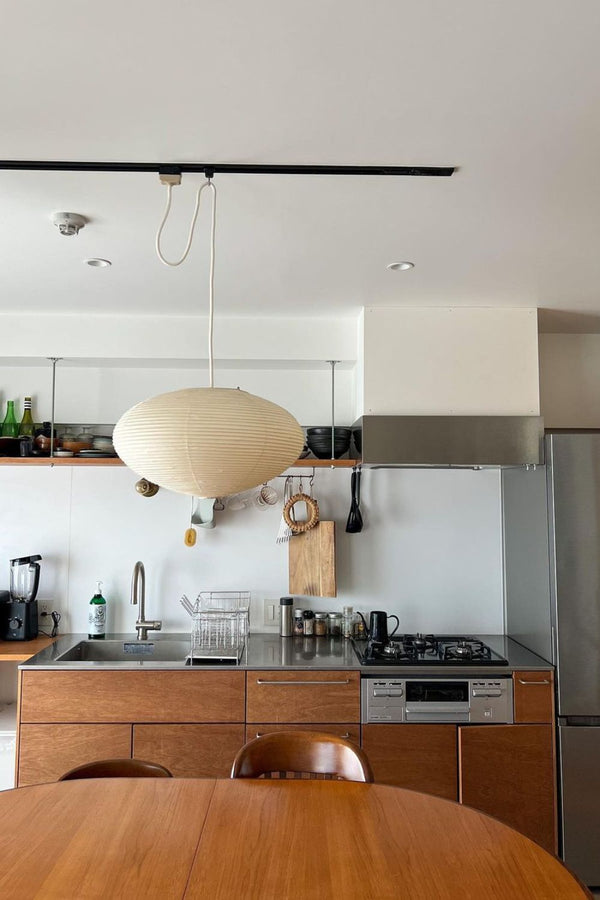 washi paper pendant light white for dining room bedroom