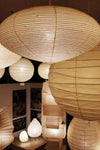 washi paper pendant light white for dining room bedroom