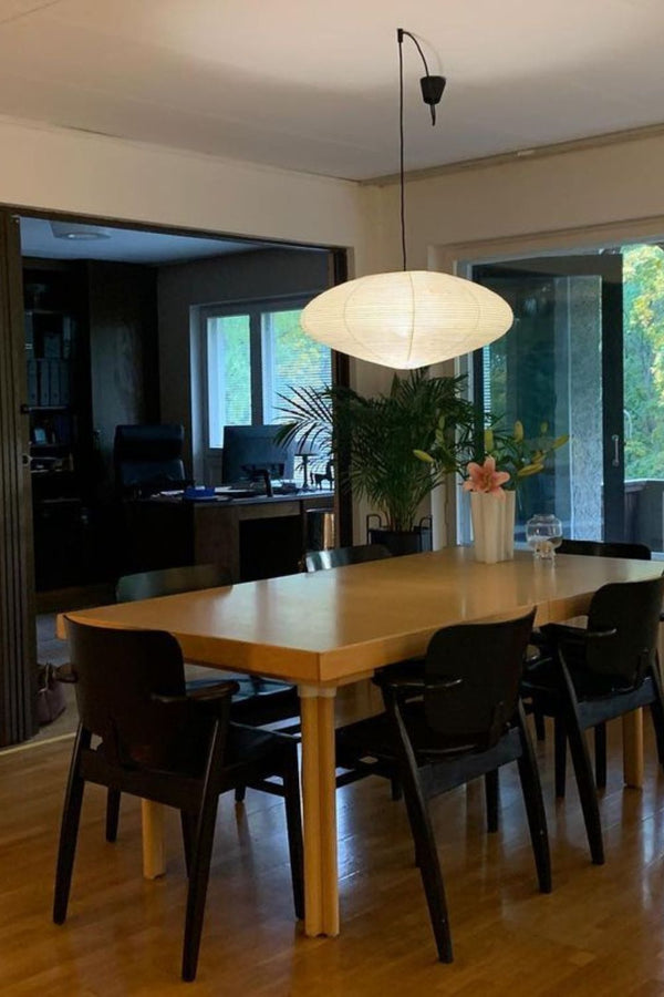 washi paper pendant light white for dining room bedroom