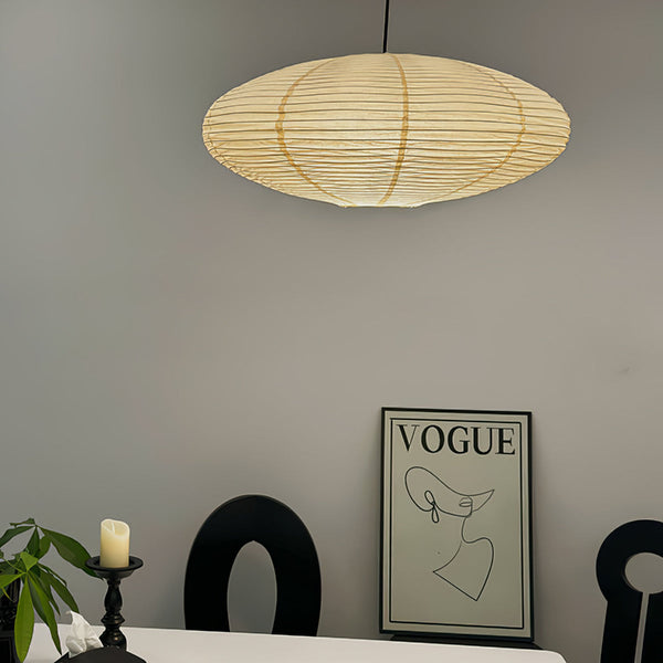 washi paper pendant light white for dining room bedroom