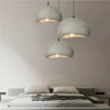 white resin cloud dome pendant lamp