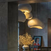 white resin cloud dome pendant lamp