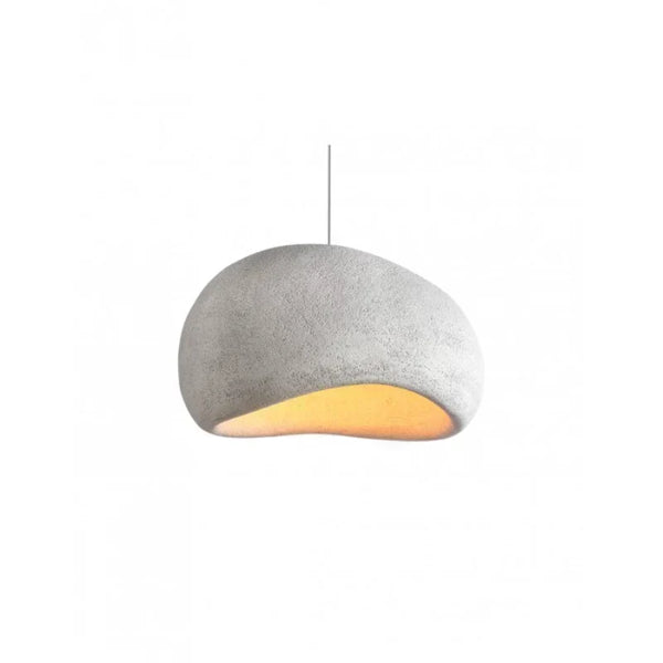 white resin cloud dome pendant lamp