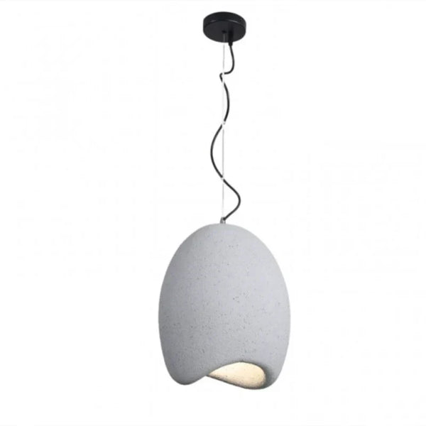 white resin cloud dome pendant lamp