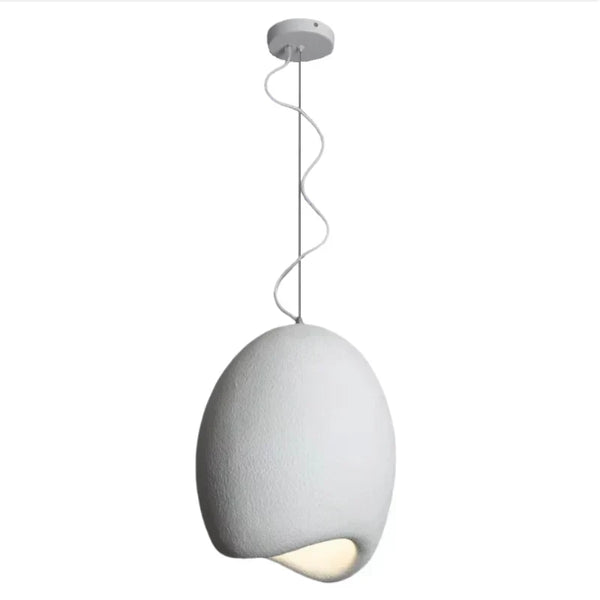 white resin cloud dome pendant lamp