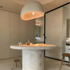 white resin cloud dome pendant lamp
