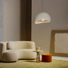 white resin cloud dome pendant lamp