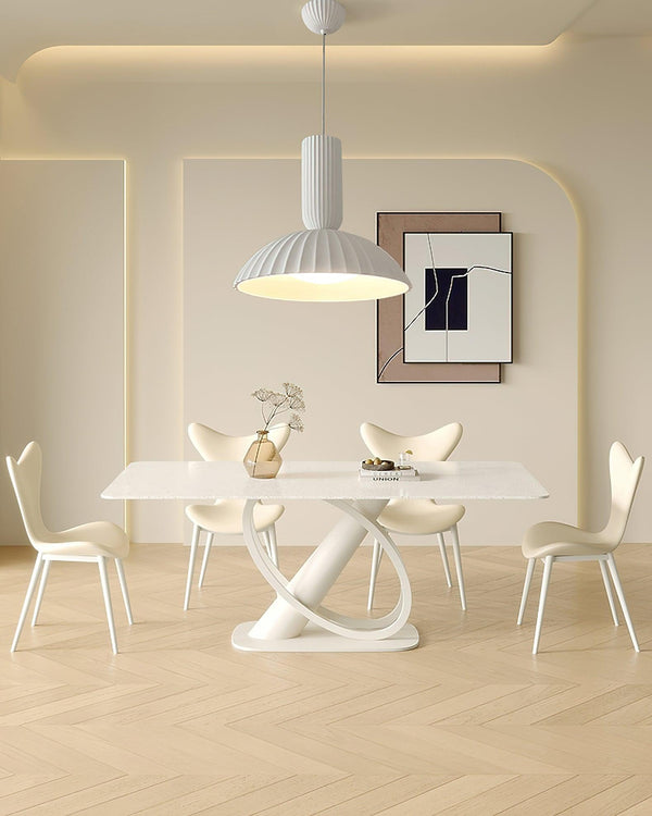white resin led pendant light for dining room kitchen island