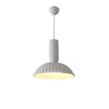 white resin led pendant light for dining room kitchen island