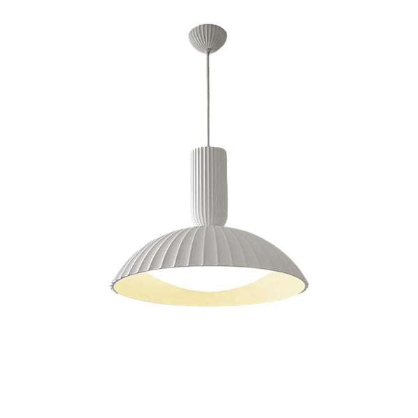 white resin led pendant light for dining room kitchen island