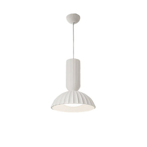 white resin led pendant light for dining room kitchen island