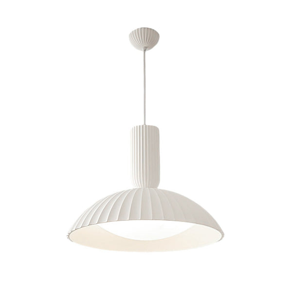 white resin led pendant light for dining room kitchen island