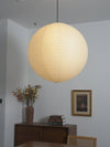white washi paper cloud pendant lamp