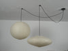 white washi paper cloud pendant lamp