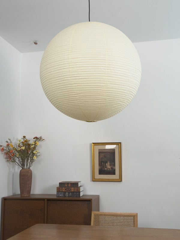 white washi paper cloud pendant lamp
