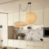 white washi paper cloud pendant lamp
