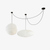 white washi paper cloud pendant lamp
