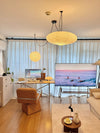 white washi paper cloud pendant lamp