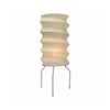 white washi paper origami floor lamp