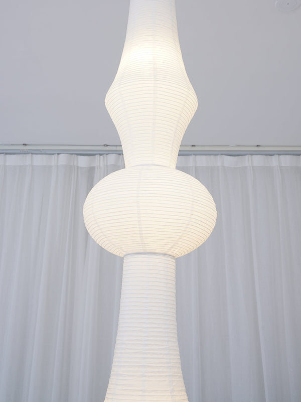 white washi paper pendant light for dining room and bedroom