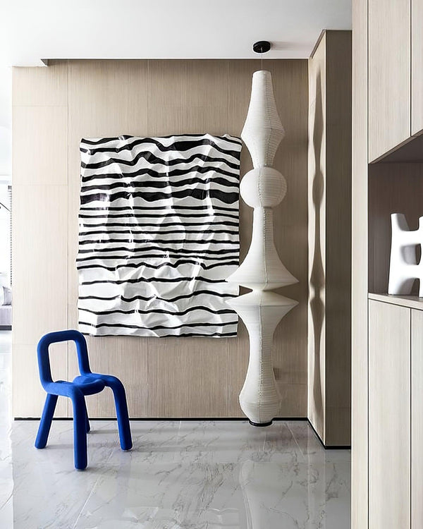white washi paper pendant light for dining room and bedroom