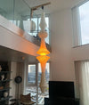 white washi paper pendant light for dining room and bedroom