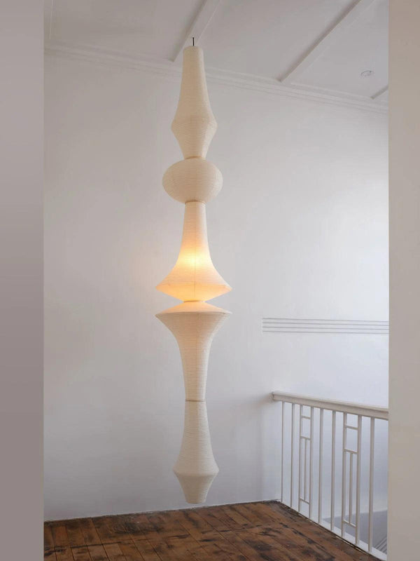 white washi paper pendant light for dining room and bedroom