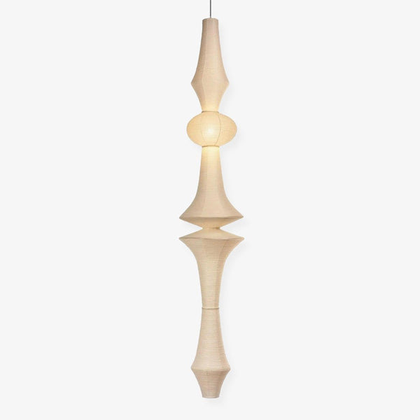 white washi paper pendant light for dining room and bedroom