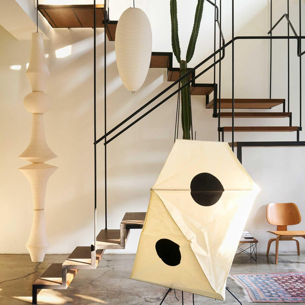 white washi paper pendant light for dining room and bedroom