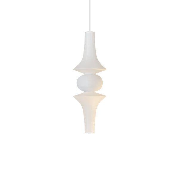 white washi paper pendant light for dining room and bedroom
