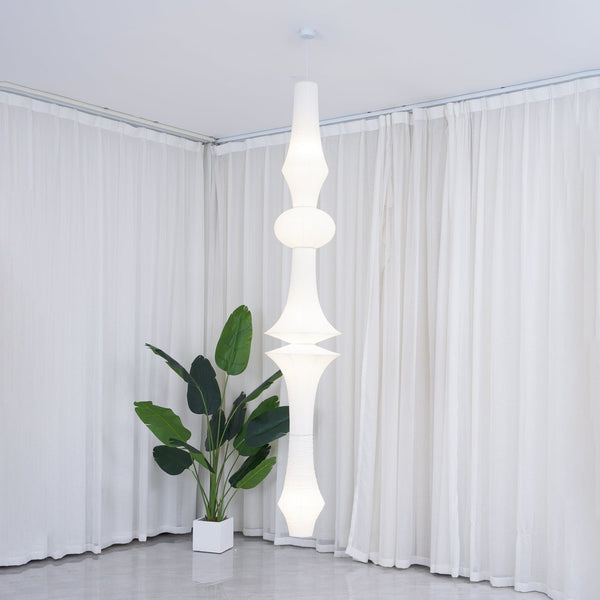 white washi paper pendant light for dining room and bedroom