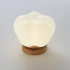 wood grain kapok flower flush mount ceiling light