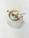 wood grain kapok flower flush mount ceiling light