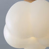 wood grain kapok flower flush mount ceiling light