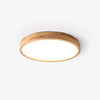 wooden geometric led ceiling light with acrylic shade