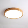 wooden geometric led ceiling light with acrylic shade