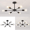 Mid Century Sputnik Semi Flush Mount Bedroom 193Sq Ft 269Sq Ft Illumination Area Ceiling Light