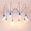 Cluster Spider Pendant Lighting 10 Heads Diy Adjustable Ceiling Lights