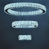 Modern 3 Tiers Circles Suspended Chandelier With Crystal Accents